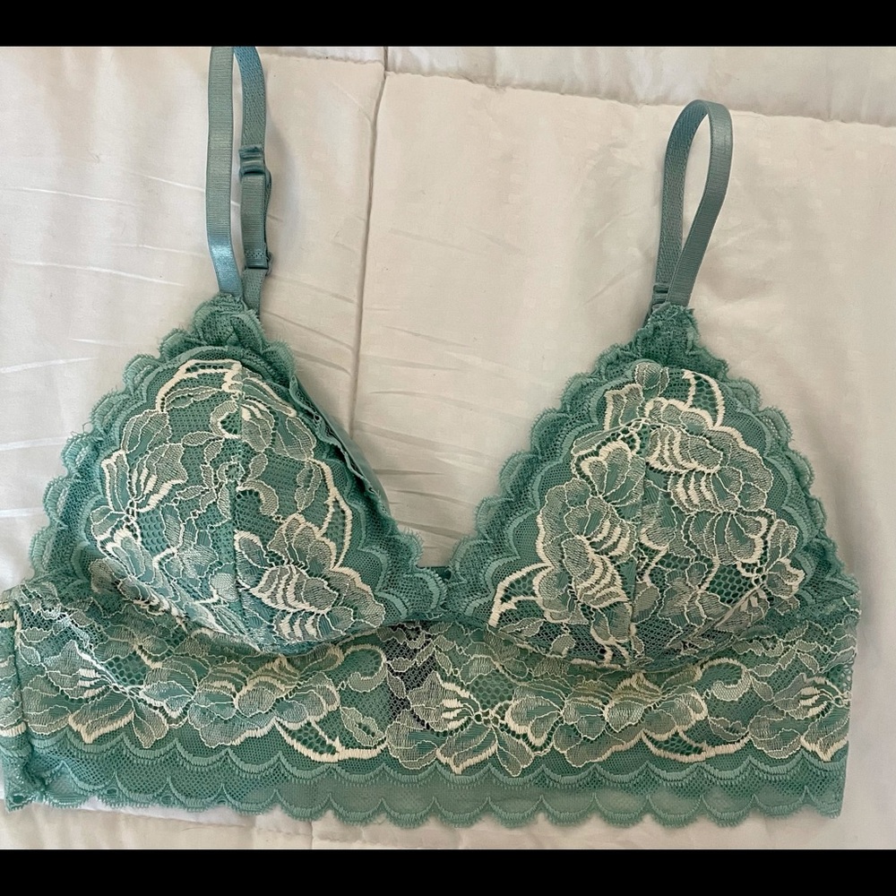 Blue bralette, size L